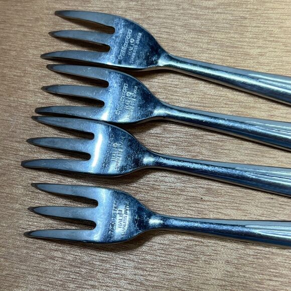 4x DH Oxford Hall OXH14 Bamboo Cocktail Forks Flatware Japan Seafood  Disc 5 3/4 - Picture 6 of 11